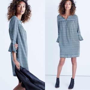 Madewell Starland Bell-Sleeve Dress